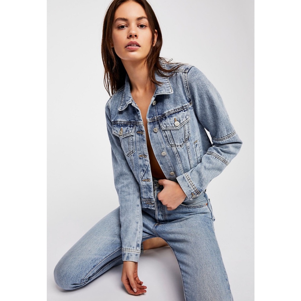Free People Rumors Denim Jacket